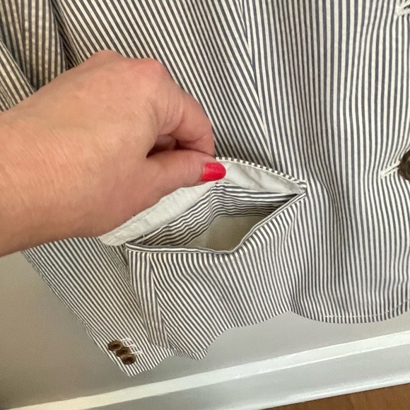 J.Crew Seersucker Blazer (M) - Picture 5 of 10